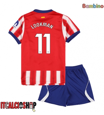 Atletico Madrid Ademola Lookman #11 Prima Maglia Bambino 2026-27 Manica Corta (+ Pantaloni corti)